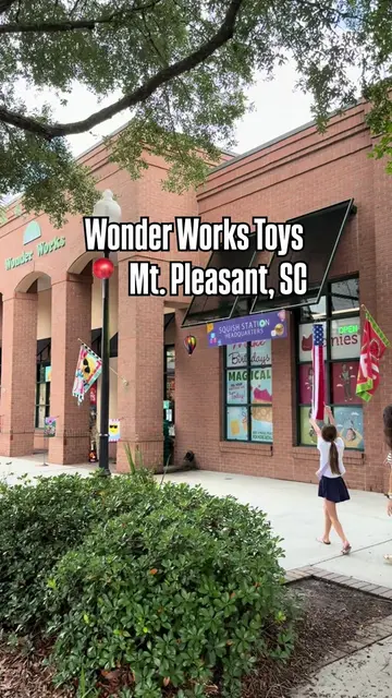 Wonder Works Toys in Mt. Pleasant is a whole vibe 🧸🤩 It was our first time che