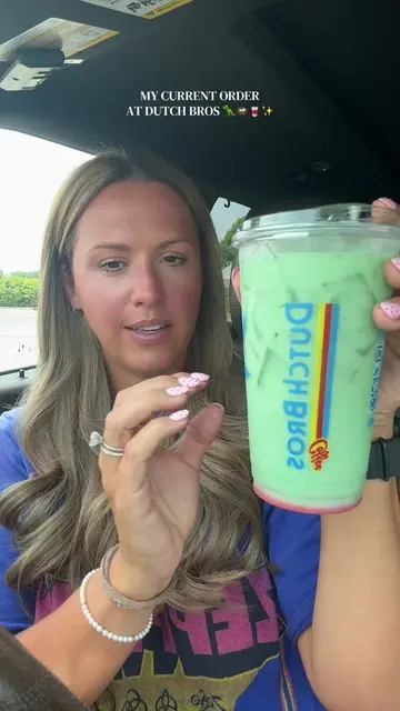 Let me know if you try it 🦖🪺✨ #dutchbros #rebel #drinkorder @Dutch Bros Coffee