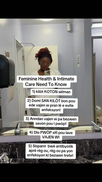 Feminine hygiene should be taught at home and in health class! The unnecessary h