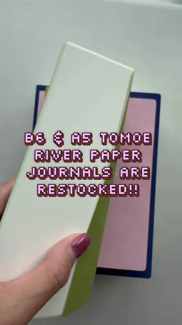 This is what the inside of our Tomoe River Paper notebooks look like!! 5mm light