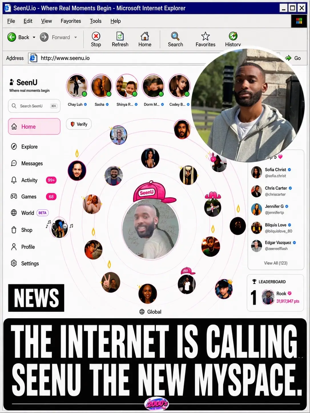 SeenU is a new social media app that is just like MySpace but people are saying 
