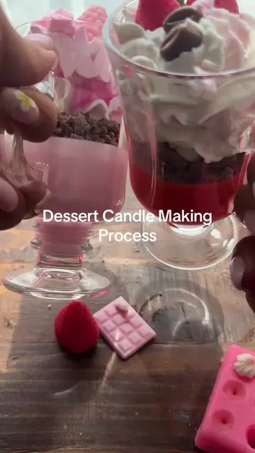 Would you believe this is actually a candle? 🍓✨ Handcrafted from natural soy wa