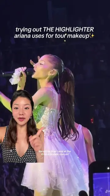 u could see the highlighter from the STAGE…  @r.e.m. beauty highlighter topper i