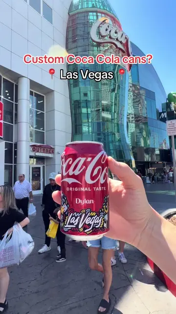 Custom @Coca-Cola cans only in @Las Vegas 😈 😎 #cocacola #coke #vegas #vegaspar