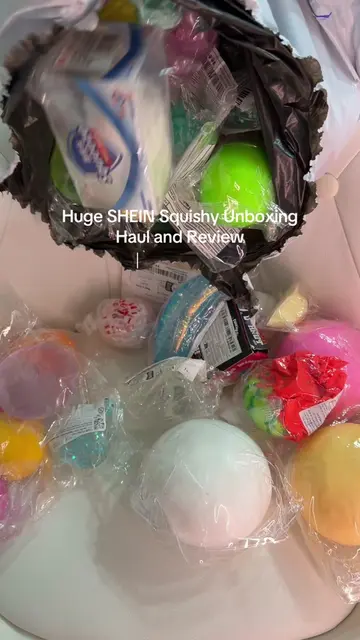 SHEIN squishy unboxing haul! Let me know if anyone wants codes 🥰🙂‍↕️ #squishyh