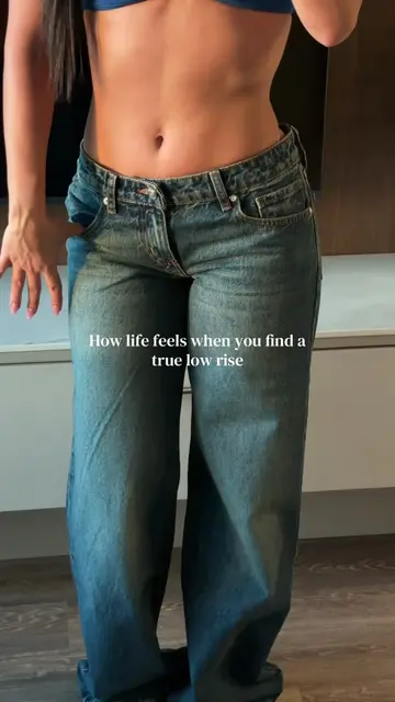 Low rise girlies, I found a good one for you 🤩 #fyp #lowrise #jean #lowrisejean