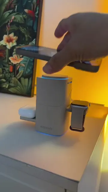 Limited Time Discount! Stylish Futuristic 3-in-1 Wireless Charger #NightstandTec