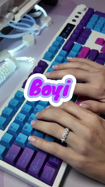 I 🩷 finding new keyboard brands! This @BOYI Keyboard board totally surprised me