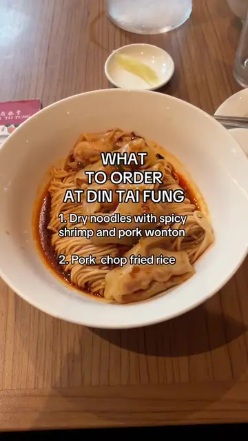 What’s your go to order at Din Tai Fung? #fyp #dintaifung 