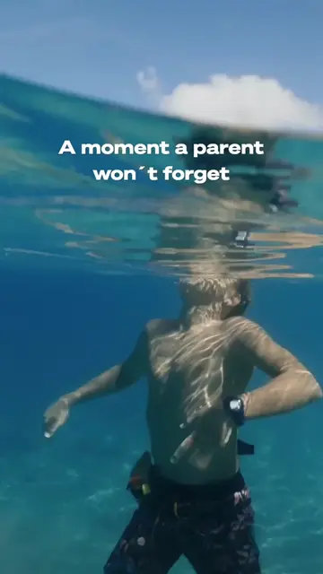A moment a parent won't forget. Nothing replaces watching your kids closely in t
