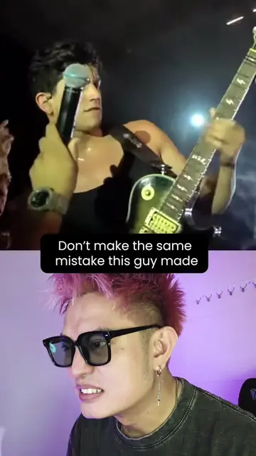 The crowd didn’t know 🎸❌