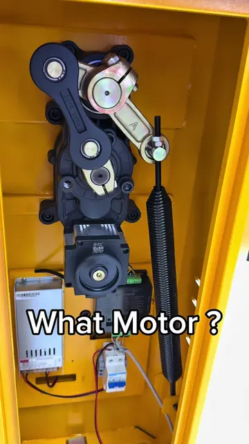 The hidden power behind an automatic barrier gate ⚡🚧 A strong motor = smooth mo
