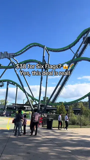 Ready to ride the Joker and all your favorite coasters? 🎢🔥 Grab your Six Flags