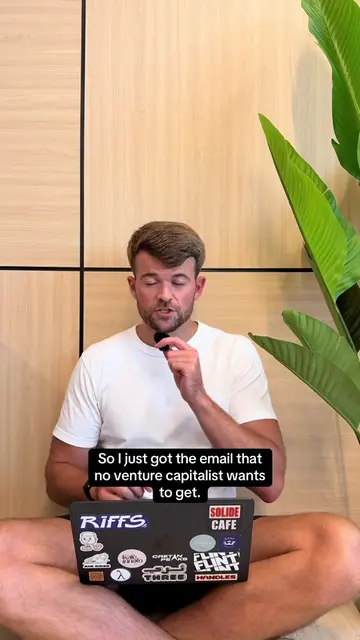 I just received the email no VC investor wants to receive …  Honestly, I’m delig