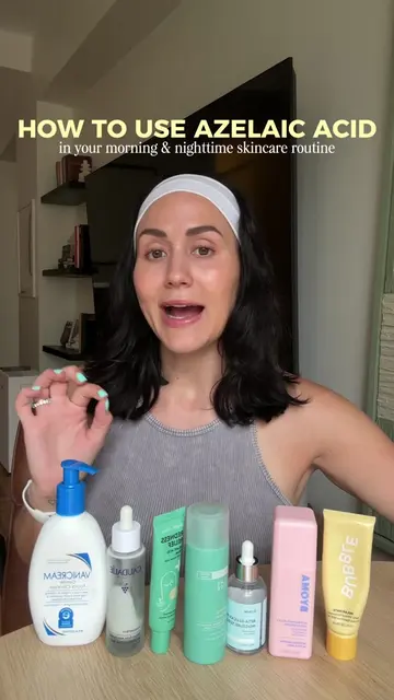 How to use azelaic acid in your morning and nighttime skincare routine #skincare
