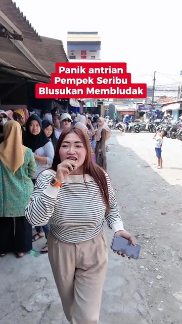 Panik jualan hari Pertama @Pempek seribu Blusukan di Bintara Masya Allah, makin 