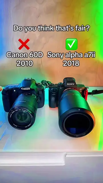 Canon vs Sony ❓ #camera #canon #sony #photographers #fyp 