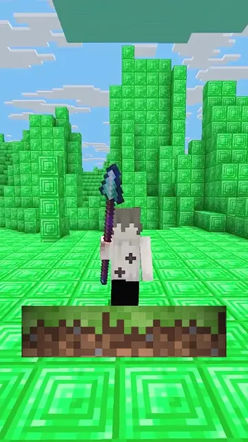 I Tested the Impossible Minecraft Glitch EG7WK7RF #Minecraft #minecraftbedrock #