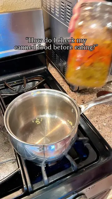 Here’s exactly what I do when I open a jar of food. Lid test, visual inspection,