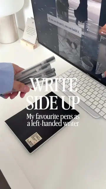 My favourite pen as a left-handed writer ✒️ Being left-handed means I've become 