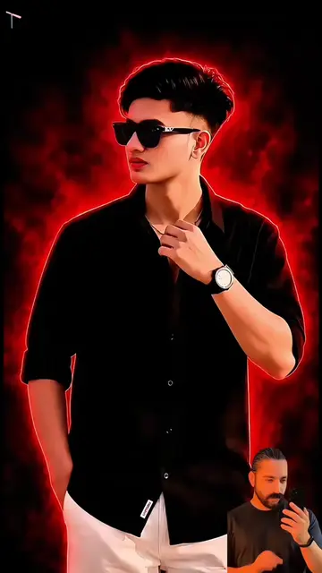 Trending Red portrait dp 😎💯 | Red filter effect ✅ | Insta trending Dp  Free AI