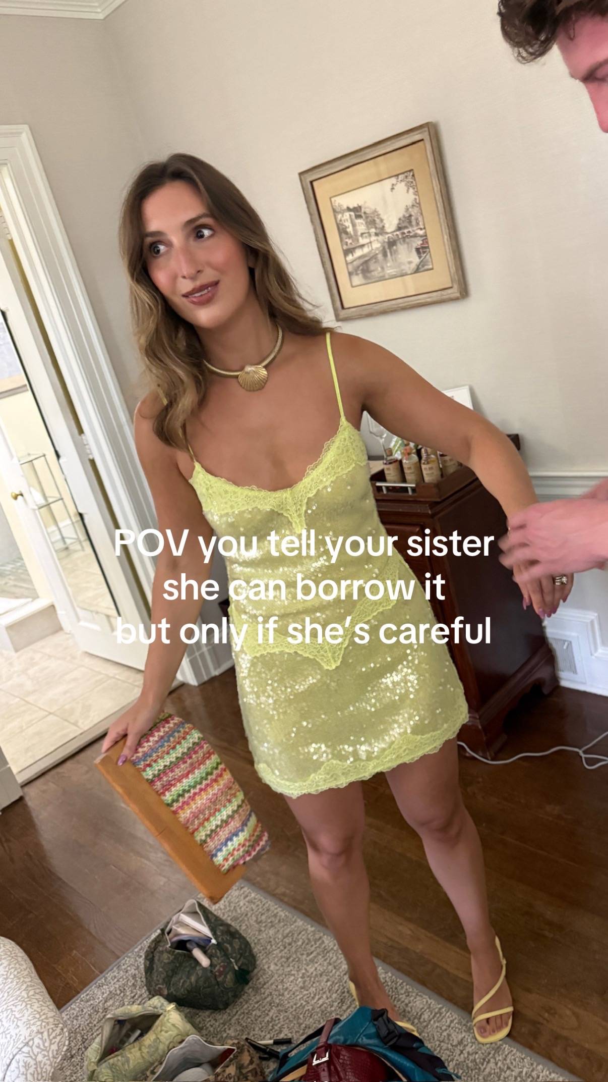 Do we think she’ll be mad #sisters 