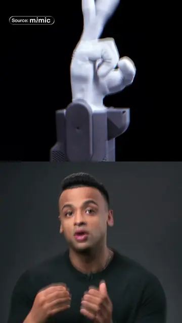 15 degrees of freedom. 21 joints. Opposable thumb. Motors sit in the forearm and
