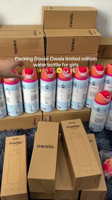 The Goose Owala limited edition water bottle is so so cute 🌷✨🫧 #owala #goose #