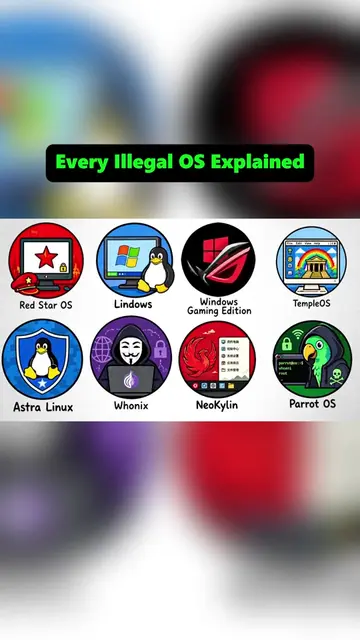 Every Illegal Operating System Explained (Parrot OS) #os #parrot #techeducation 