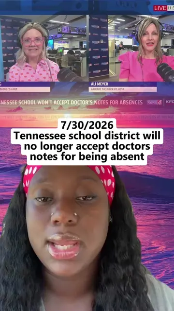 In Tennessee, new rules mean doctor notes won't excuse school absences, impactin