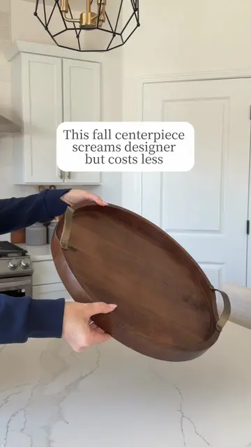 A gorgeous designer inspired fall centerpiece for your kitchen or dining table! 