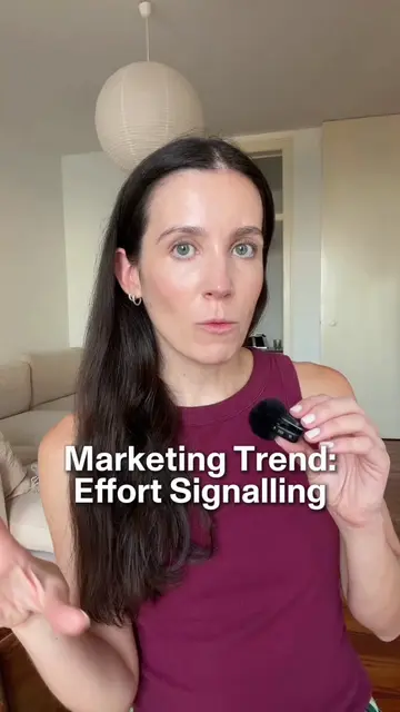 Marketing trend: Effort Signalling content #marketing #socialmediamarketing #soc