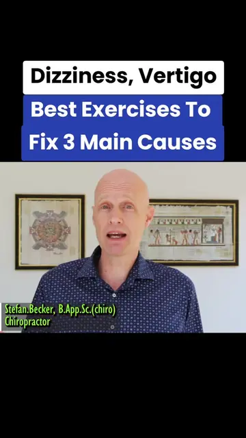 Best Exercises To FIX The 3 Main Causes Of Dizziness, Vertigo #dizziness #vertig