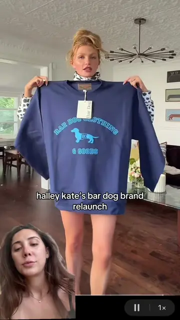 I think it’s cute and it makes sense for her brand #bardog #halleykate #halleyka