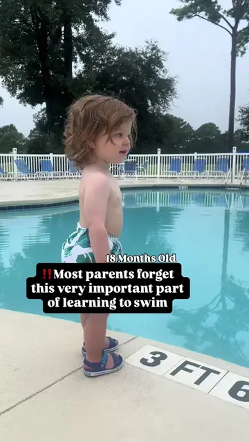 Most parents forget this VERY important part of learning to swim… Learning to sw