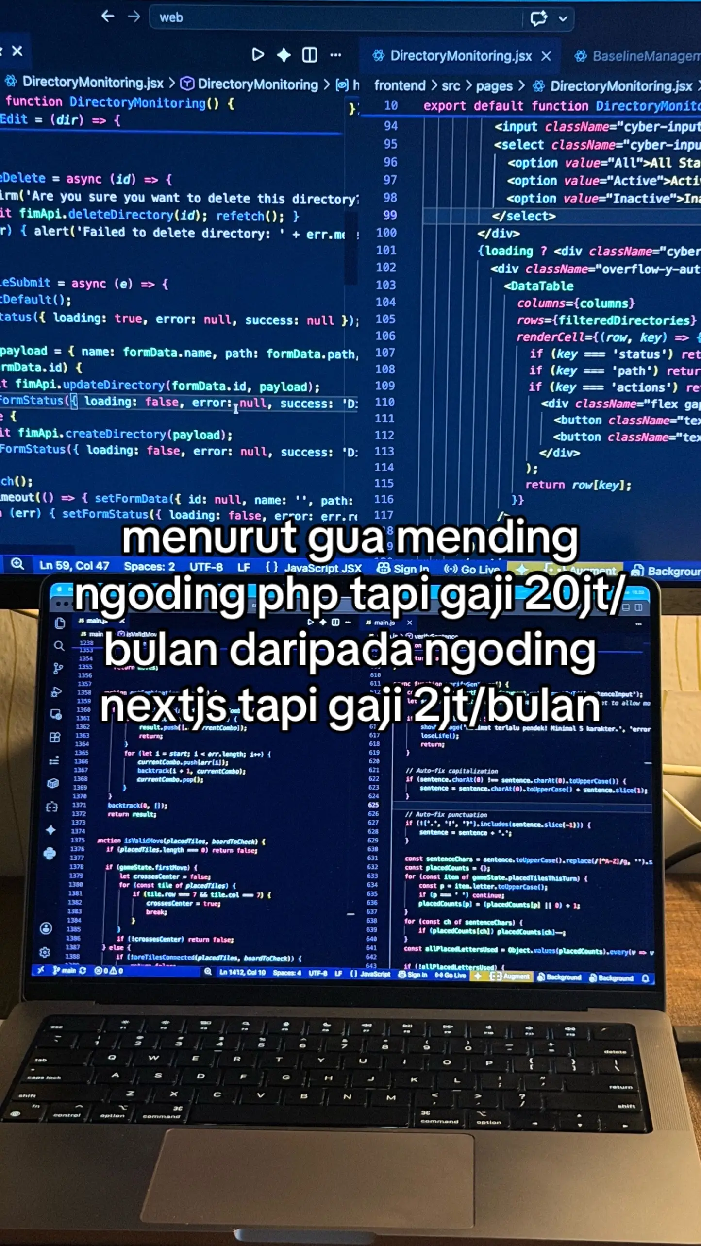 Kalo kalian pilih mana? #nextjs #anakit #jokimurah #mobile #coding 