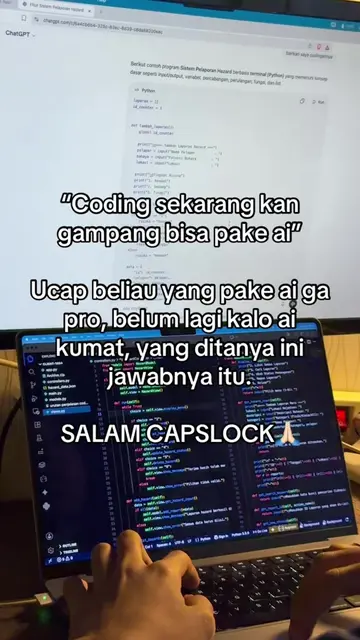Salammm🙏🏻 #mahasiswa #coding #codinglife #teknikinformatika #jokicoding 