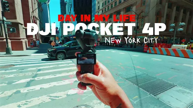 NYC shot on the DJI Pocket 4P! 📸 The smallest camera for "cinematic" videos & v