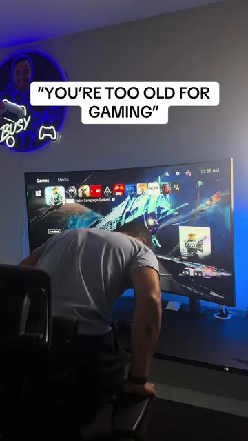 “YOU’RE TOO OLD FOR GAMING”..#gaming #gamerdads #GamingOnTikTok #GamingSetup #ga