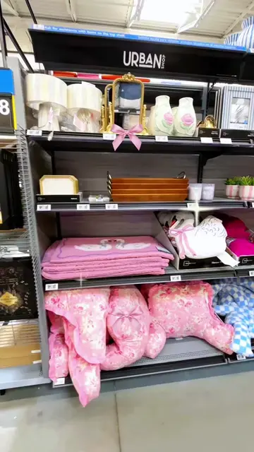 The prettiest aisle in Walmart I ever did see. #walmartfinds #homedecor #girlyth