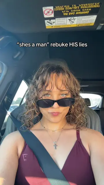 “SHES A MAN” rebuke his lies and shut his mouth