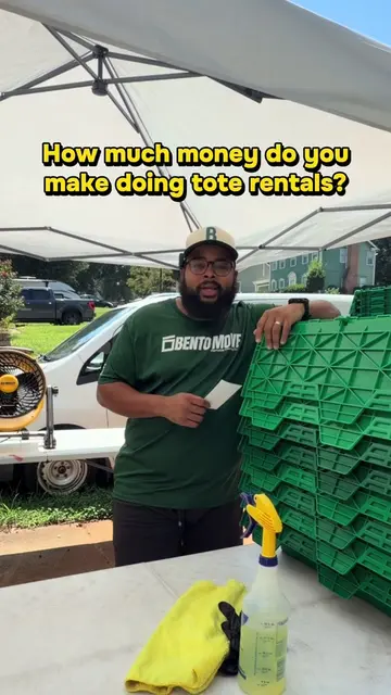 Numbers in the tote rental business can vary but this is what a rough estimate o