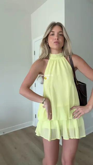 i love a little yellow moment for summer 🍋☁️🕊️🌷🩰 size small #romper #summero