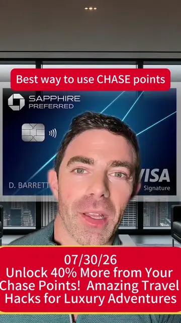 Unlock 40% More from Your Chase Points! 🌍✈️ Amazing Travel Hacks for Luxury Adv