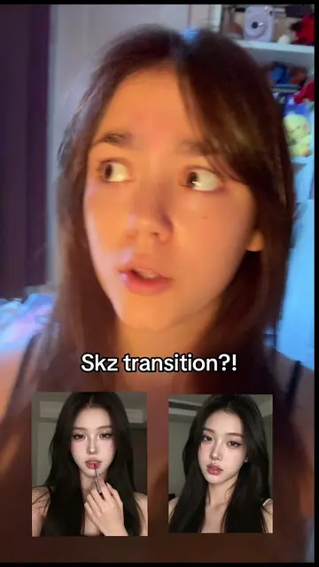I can’t do makeup #kpop #makeup #transition #pink