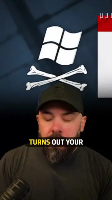 Windows Is Coming For Pirated Copies #fyp #techtok #technology #microsoft #pcgam