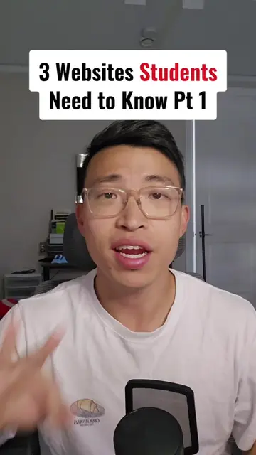 3 sites every student needs to know or use. If you don't like them, follow for m