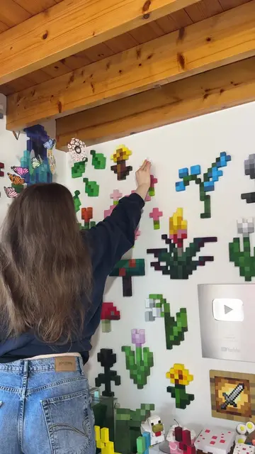 Making the minecraft LILY PAD in real life! 🪷 #minecraftirl #minecraftdiy #DIY 