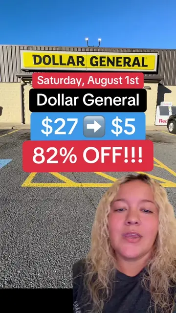 Dollar General Saturday Deal August 1st!!!🔥🔥🔥 08/01/26 #dollargeneral #dollar