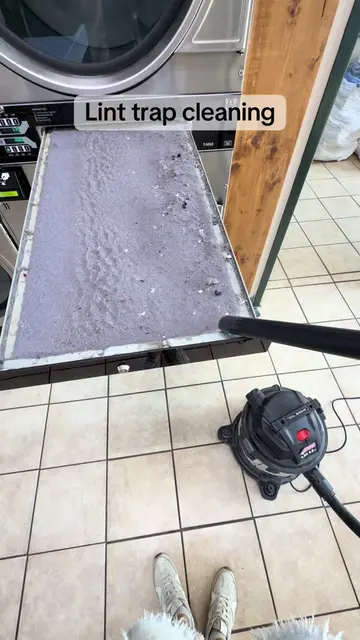 These babies were dirty today! Lint trap cleaning at the laundromat. Here’s a lo